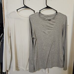 Pact Set Of 2 Organic Cotton Long Sleeve Shirts